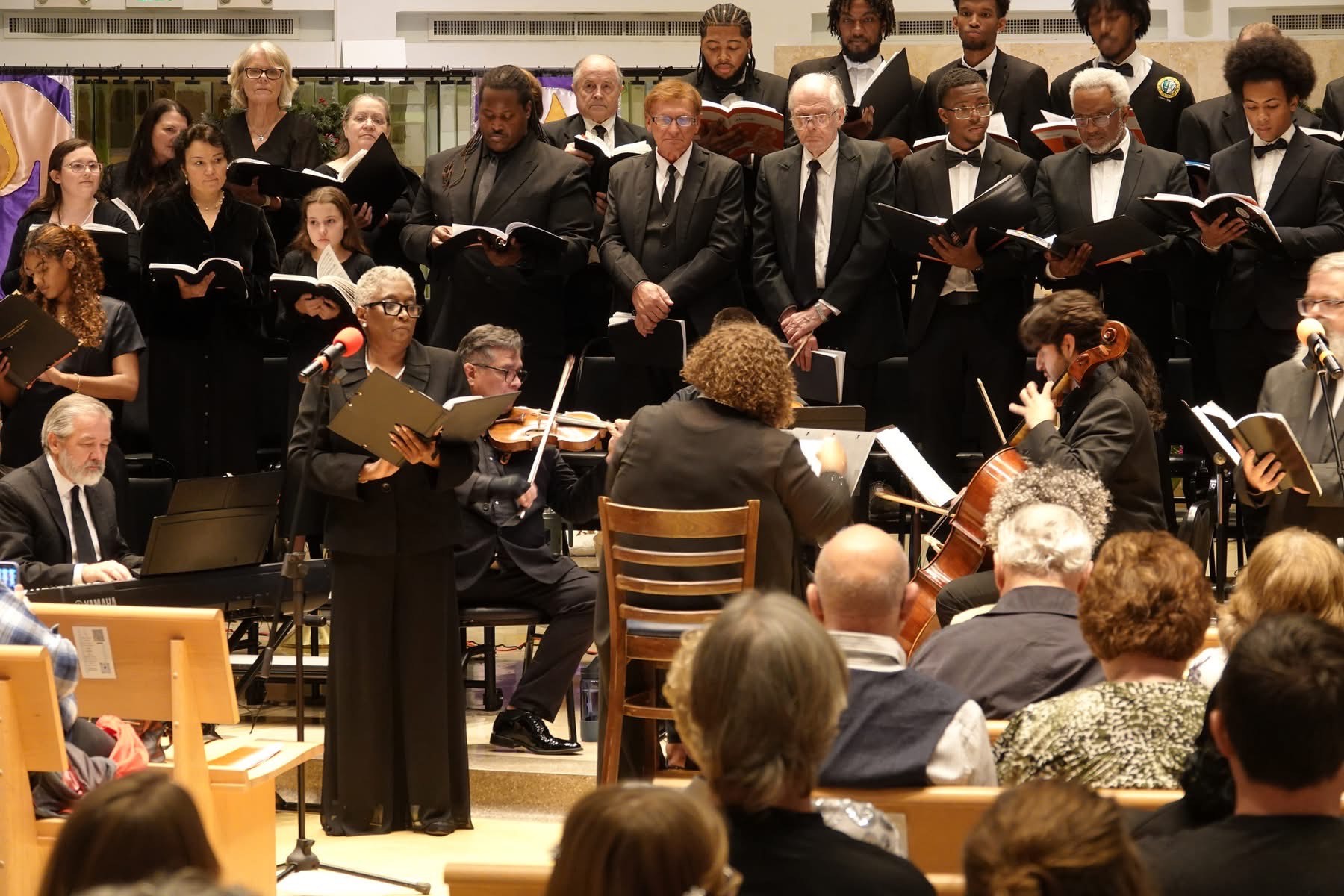 Gulf Coast Messiah Chorus Alto Soloist Mary Perry, December 5, 2025 at St. Michael Catholic Church in Biloxi, MS.